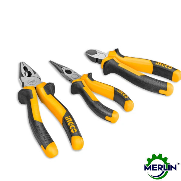 INGCO 3pcs Industrial Pliers Set