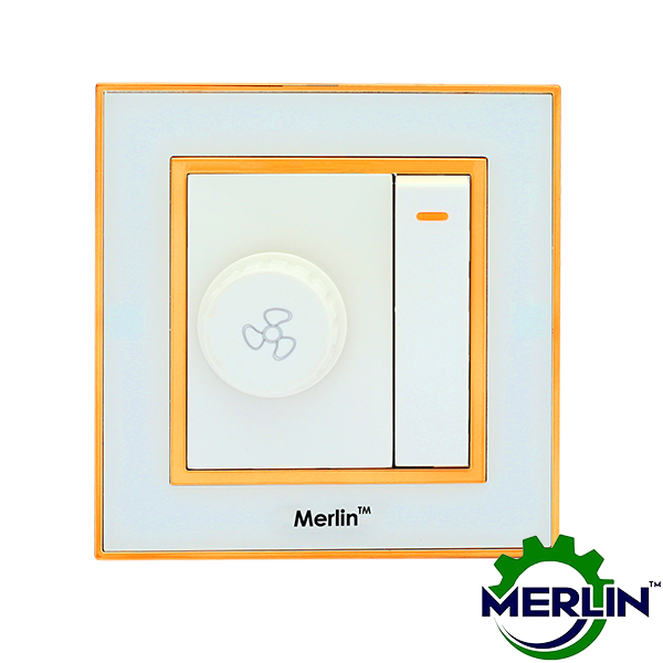 Fan Dimmer With Switch | Fan Regulator | Gorgeous White