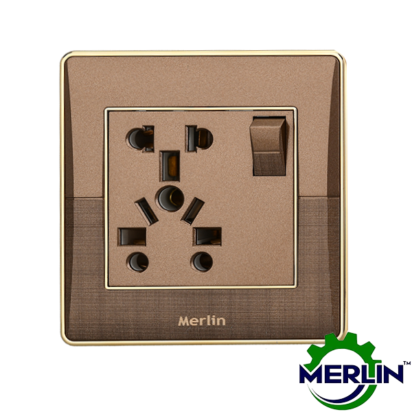 10 Pin Multi Socket with Switch | Elegant Coffee