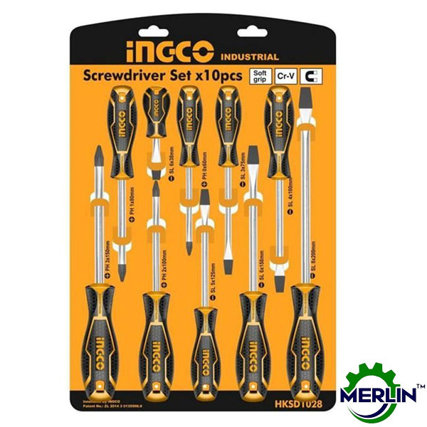 INGCO Industrial Screwdriver Set | 10pcs