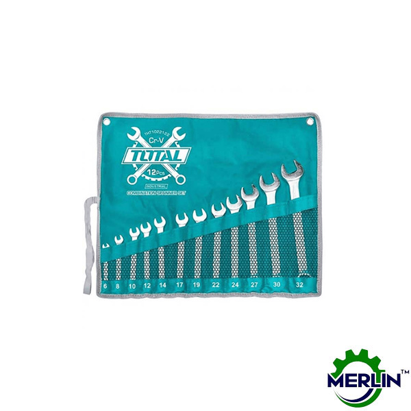 TOTAL 12pcs Combination Spanner Set