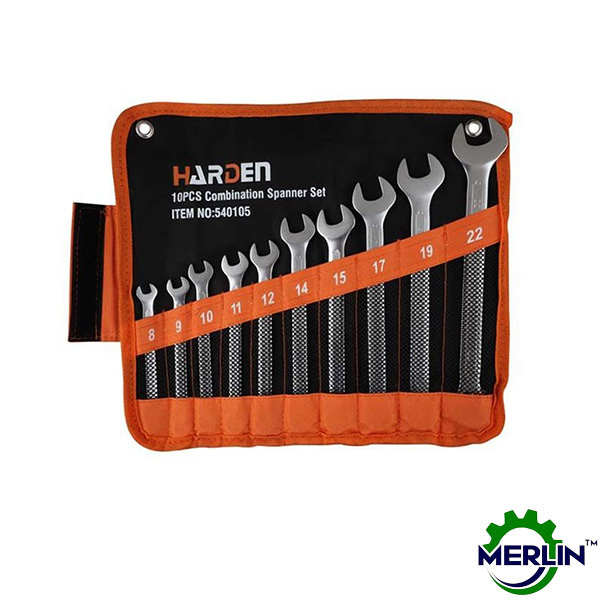 Harden 10pcs Combination Spanner Set