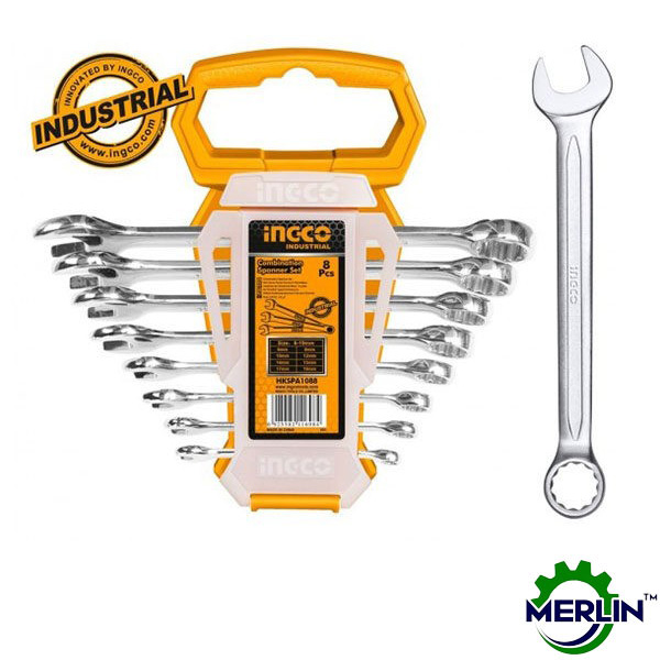 INGCO 8pcs Combination Spanner Set