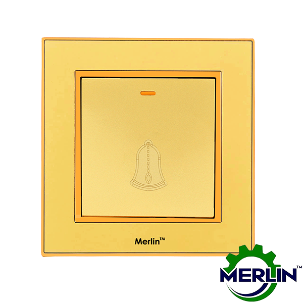 Bell Push Switch | Door Bell Switch | Gorgeous Gold