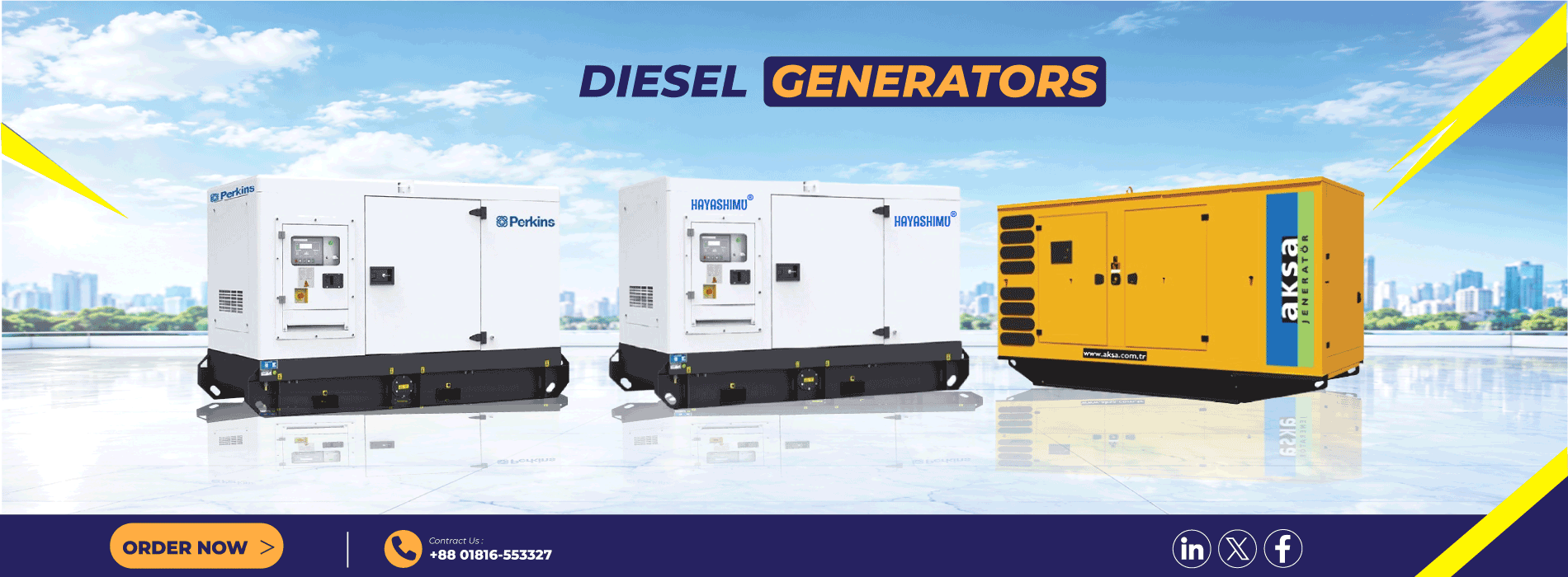 Petrol & Canopy Generators in Bangladesh by Merlin tech Limited